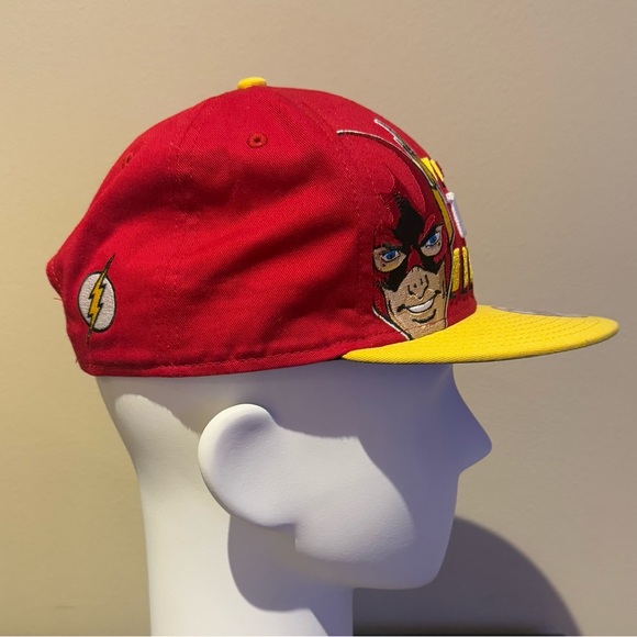 Vintage New Era DC Comics 9Fifty Snapback Scarlet Speedster The Flash - Picture 4 of 7